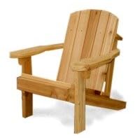 Childrens Cedar Adirondack Chair - Natural Cedar from Childrens Furniture
