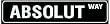 ABSOLUT WAY STREET rock sport sign