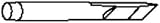 Pace Tip, Flat Blade, 0.25, Surface Mount Installation