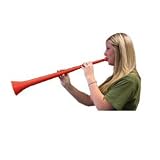 Vuvuzela Stadium Horn , 29 Inch Collapsible Noise Maker - Red