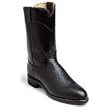 Mens JUSTIN ROPER Cowboy Boots Casual BLACK (Size Run 6 - 15 A / B / D / E / EE) SPR-SUM FAL-WIN