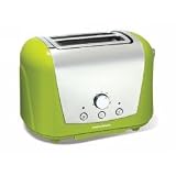 Morphy Richards Accents 44384 2 Slice Toaster, Lime Green
