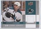 2009-10 Upper Deck Game Jerseys #GJJC - Jonathan Cheechoo