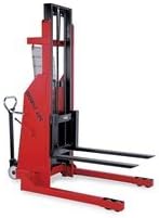 Telescopic High-Lift Hydraulic Straddle Stackers - 2000-Lb. Capacity - 120" Lift Height