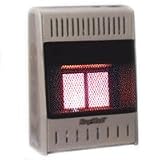 Kozy World KWP122 10,000-BTU Vent-Free LP-Gas Infrared Wall Heater with Thermostat