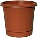 Dynamic Design RR1012TC 10-Inch Terracotta Rolled Rim Planter
