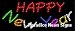 Happy New Year LED Sign 11 x 27