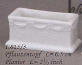 Dollhouse Miniature Reutters Porcelain Porcelaine Planter