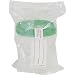 Kendall 8889207034 Polypropylene General Purpose Specimen Container with White Cap, Non Sterile, 4 oz Capacity, Translucent (20 Bags of 25)