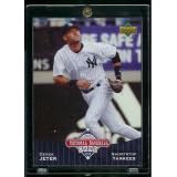 2006 Upper Deck #UD6 Derek Jeter - New York Yankees Limited Edition Baseball Card - Shipped In Protective Screwdown Display Case!
