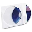 CD/DVD Window Envelopes, 5"x5", 100 EA/BX, White (CCS26500) Category: CD and DVD Sleeves
