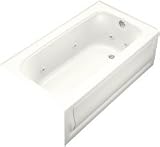 KOHLER K-1151-RA-0 Bancroft 5-Foot Whirlpool, White