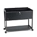 Office Products : Adjustable File Trolley with Locking Lid- Black