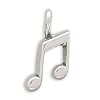 Low price Music Notes Charm Sterling Silver