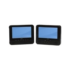 Denver MTW-746TWIN 17,78cm (7") tragbarer DVD-Player mit Zusatzdisplay