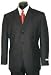 Joseph Abboud Black Pure Wool Designer Suit