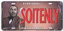  : 3 Stooges License Plate SOITENLY