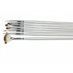 Pinselset 7-teilig f�r Gel, Acryl, Nailart