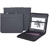 Prat Paris Start 3 Presentation Portfolio Case, Zippered Multi-ring Binder with Ten 14 x 17 Archival Sheet Protectors, Cover Color: Black.