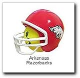 Happy Balls NCAA Football Helmet Antenna Topper, Arkansas Razorbacks
