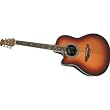 Ovation LCC047 Celebrity Left-Handed Mid-Depth Ac-Electric Guitar - Honeyburst