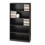 Mayline Aberdeen Series Bookcase, 5 Shelves, 36 W by 15 D by 68-3/4 H, Chocolate