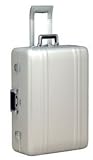 Zero Halliburton Zeroller Collection 26 Upright W Suiter Silver