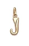 14K 'J' Pol Initial Pendant - GH10043