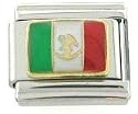 MEXICO FLAG Mexican Italian Charm