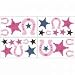 Cowgirl Wall Decals - Set of 4 Sheets