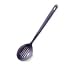 Black Heavy Duty Slotted Skimmer - 14 1/2" Melamine Utensils - Great For Buffet Lines