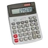 Compucessory Desktop Calculator, Dual Power, 12-Digit, 5-4/5x7-3/5x2