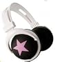 Stylish Headphone Star Black Pink