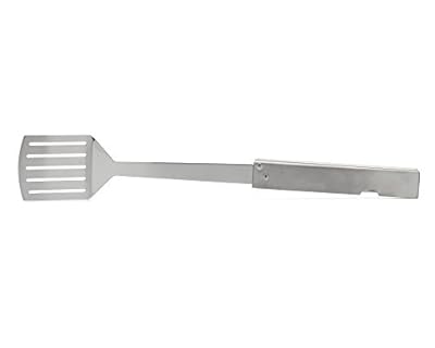 3-in-1 Folding BBQ Tools - 3 Professional Grade Grill Tools in Heavy Duty Stainless Steel - Spatula, Knife, and Fork - Perfect for Camping, Tailgating, & Travel
