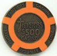 Las Vegas Tangiers Casino $500 Brass Poker Chips, Set of 50