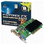 eVGA.com e-G(R)Force FX 5200 AGP 8x Graphics Card, 128MB, VGA/TV/DVI