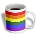 Rainbow Flag Gay Lesbian Pride Icon - 11oz Mug