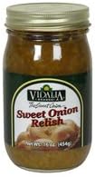 Vidalia Brand Sweet Onion Relish, 16-Ounce (Pack of 6)