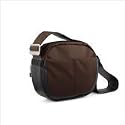 BROWN CANVAS DIAPER BAG