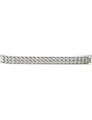Stainless Steel Round Link Chain Bracelet 08.50 Inch Satin/olished B851