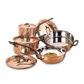 Matfer 915901 8 Piece Bourgeat Copper Cookware Set
