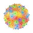 213K2PyTnPL. SL160  Bethlehem Lighting Indoor/Outdoor Mini Star Christmas Light Sphere 50  , Multi Color