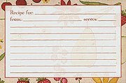 Meadowsweet Kitchens Recipe Card Fruit & Flowers Pack 25