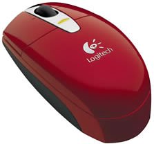 Logicool V-200RD V200 コードレスノートブックマウス レッド