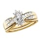 14kt. Gold, 1/2 ct. tw. Diamond Wedding Set