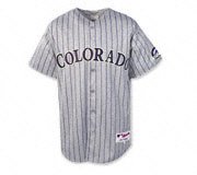 Buy Authentic Colorado Rockies Blank Road Jersey by Majestic