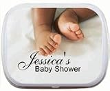 African American Baby Shower Favors - Baby Feet Mint Tins