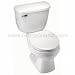 Two-Piece One Flush Performance Round Front Toilet 146-123BISC
