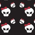 Wrapping Paper Skull With Bow