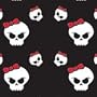 Wrapping Paper Skull With Bow